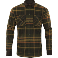 Pajala Shirt L/S, Green/brown