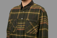 Pajala Shirt L/S, Green/brown