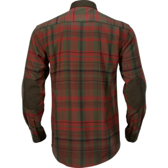 Pajala Shirt L/S, Red autumn check