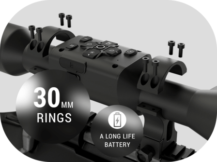 ATN OPTICS Rifle Scope Day &amp; Night X-Sight 5 3-15x met LRF