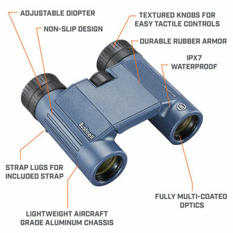 Bushnell H2O 12x25 Waterproof Binoculars