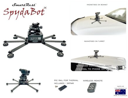 SmartRest SpydaBot - STING auto montage voor thermische kijker