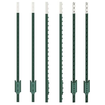 VOSS. T-post, t-paal, 213 cm, groene metalen weidepaal