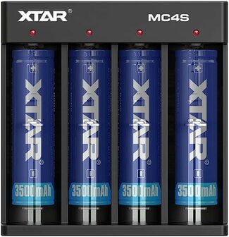 XTAR MC4S batterijlader 18650