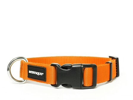 Mystique&reg; Nylon collar profi 30mm neon orange 40-50cm