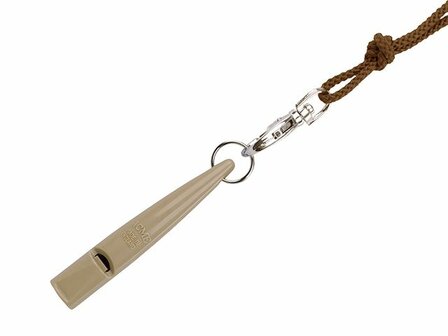 ACME whistle 211 1/2 nougat + lanyard