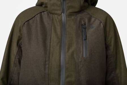 Seeland Avail Aya Insulated Jacket - Pine green / Demitasse brown