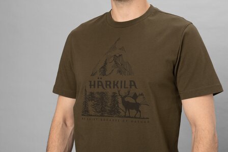 H&auml;rkila Nature S/S T-Shirt - Willow green