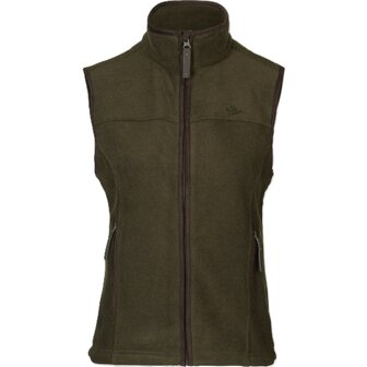 Seeland Woodcock Ivy Fleece Waistcoat - Pine green melange