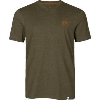 Seeland Saker T-Shirt - Pine green melange