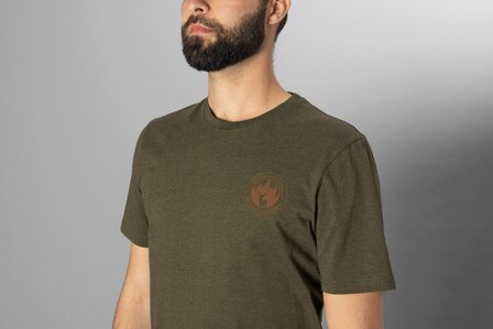 Seeland Saker T-Shirt - Pine green melange