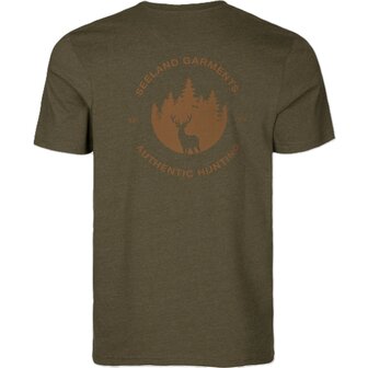 Seeland Saker T-Shirt - Pine green melange