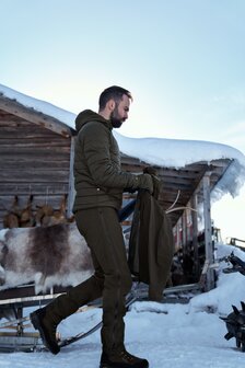 H&auml;rkila Logmar HWS Packable Trousers - Willow green,32&quot;