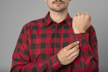 H&auml;rkila Scandinavian L/S Shirt - Red check