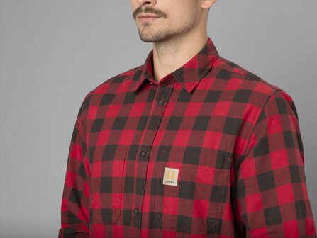 H&auml;rkila Scandinavian L/S Shirt - Red check