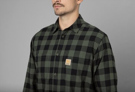 H&auml;rkila Scandinavian L/S Shirt - Green check