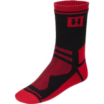 H&auml;rkila Waterproof Sock - Red /Black