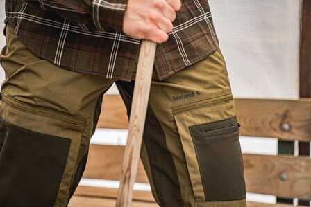 Seeland Hemlock Trousers - Military Olive/Pine Green,33&quot;