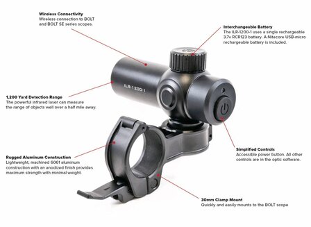  Infiray ILR-1200-1 laser rangefinder tube serie open doos