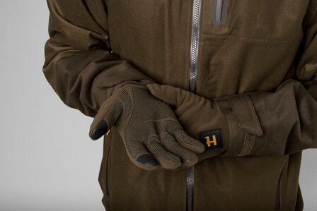 H&auml;rkila Forest Hunter WSP gloves - Hunting green / Shadow brown