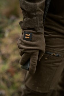 H&auml;rkila Forest Hunter WSP gloves - Hunting green / Shadow brown