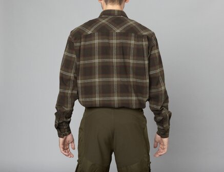 Seeland Gen Flannel Shirt - Pine green check