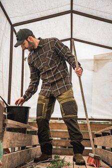 Seeland Gen Flannel Shirt - Pine green check