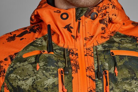 Seeland Vantage Jacket - InVis green/InVis orange blaze