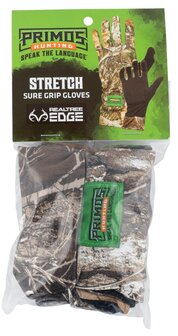 Primos Camo Stretch Fit Gloves Realtree Edge Camo