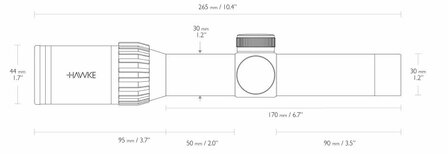 16331&nbsp;Hawke Endurance 30 WA 3-12 x 56 LRC (12x)