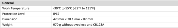 Hikmicro Stellar Thermal (30mm Tube) Rifle Scope SQ 50 HM-TR36-50XG/W-SQ50