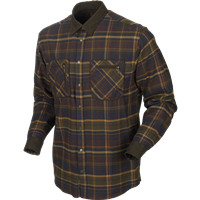 Pajala Shirt L/S, Mellow brown check