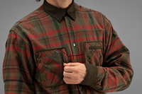 Pajala Shirt L/S, Red autumn check