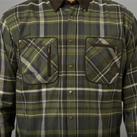 Pajala Shirt L/S, Olive check