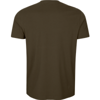 Graphic T-shirt 2-pack,  Willow green/Slate brown