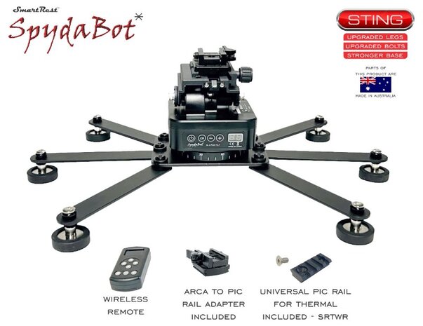 SmartRest SpydaBot - STING auto montage voor thermische kijker