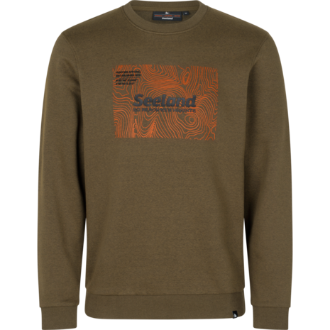 Seeland Pulse Sweatshirt Dark Olive