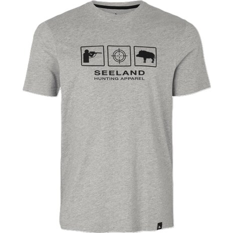 Seeland Lanner T-Shirt - Dark grey melange