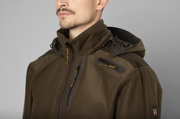 Härkila Forest Hunter GTX Jacket - Hunting green / Shadow brown