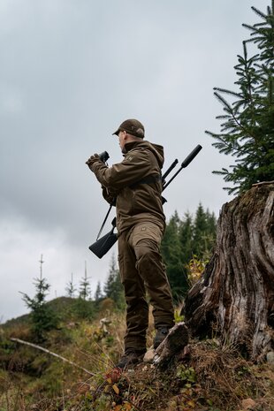 Härkila Forest Hunter GTX Jacket - Hunting green / Shadow brown