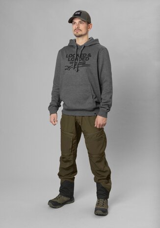 Härkila Loaded Hoodie - Grey melange