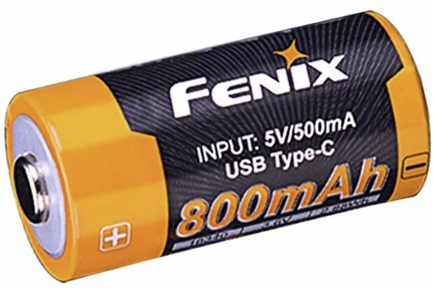 Fenix Type C Rechargeable 16340 LI-ion Power Battery