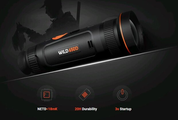 Thermtec Wild 350D thermische kijker met dual lens 