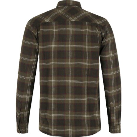 Seeland Gen Flannel Shirt - Pine green check