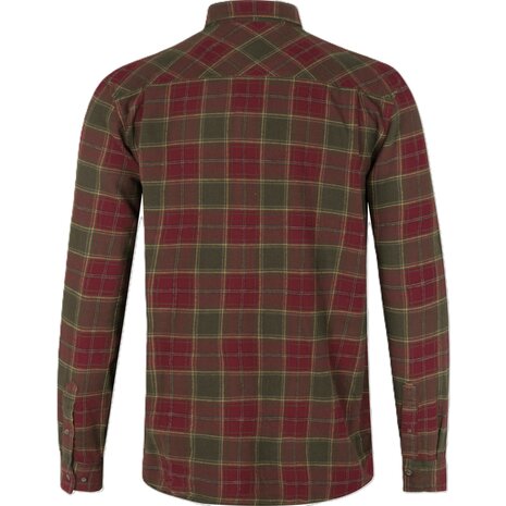 Seeland Gen Flannel Shirt - Red forest check