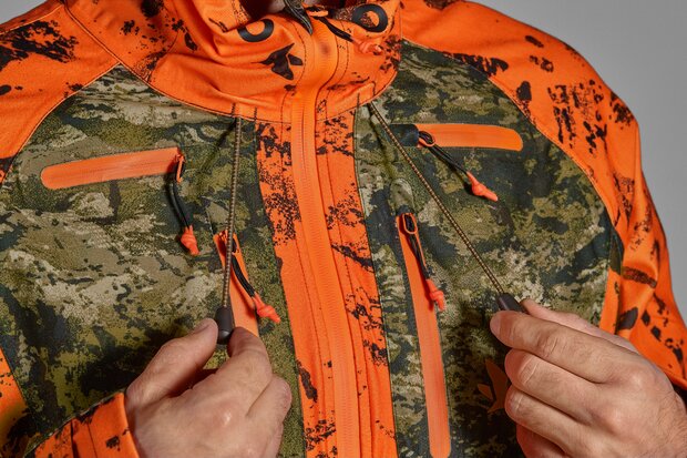 Seeland Vantage Jacket - InVis green/InVis orange blaze