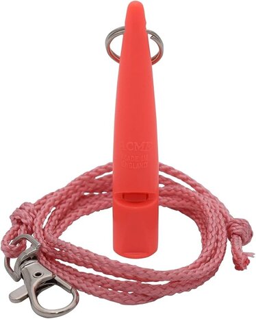 ACME whistle 211 1/2 Coral+ lanyard