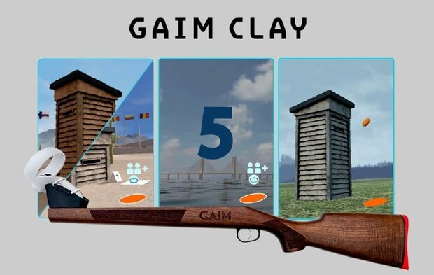 GAIM Clay Shooting VR trainingssimulator